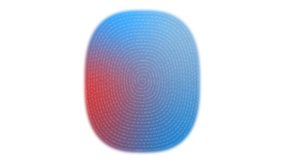 Blue and red ellipse